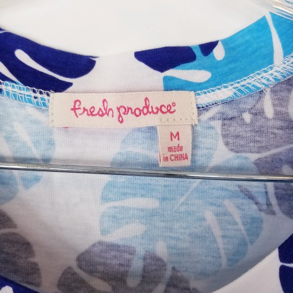 Fresh Produce Medium Leaf Print Top #23223 - Picture 3 of 6